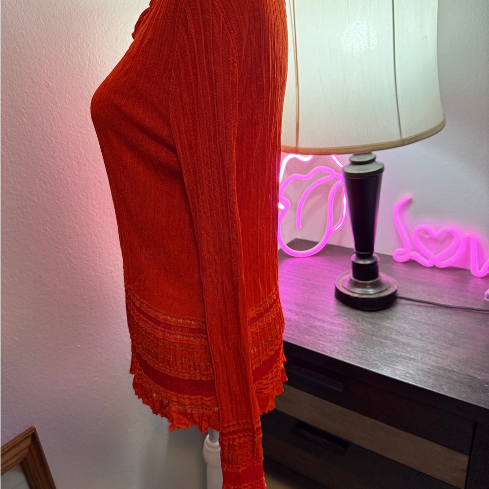 Roberto Cavalli Orange Blouse